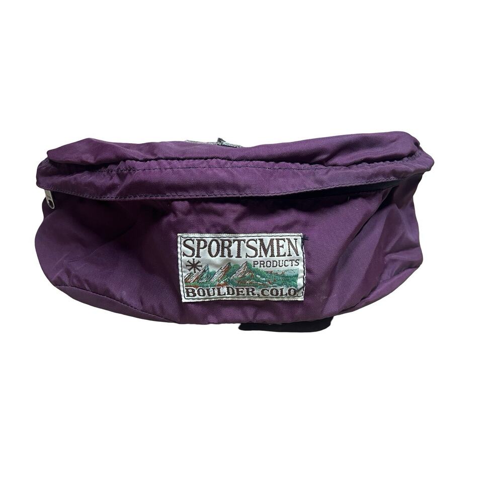 Vtg Nylon Sportsmen Products Boulder Colorado Hiking Fanny Waist Bag Pack
